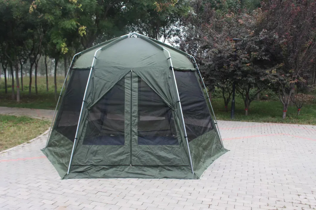 Outdoor Camping Double Useful Tarp Waterproof Automatic Pop up Tent for 2 to 3 Man Hiking