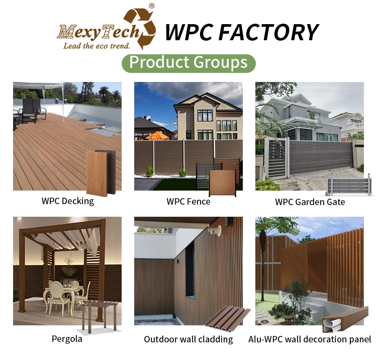 Wholesale Wood Plastic Composite Fencing Garden Board Privacy WPC Fence