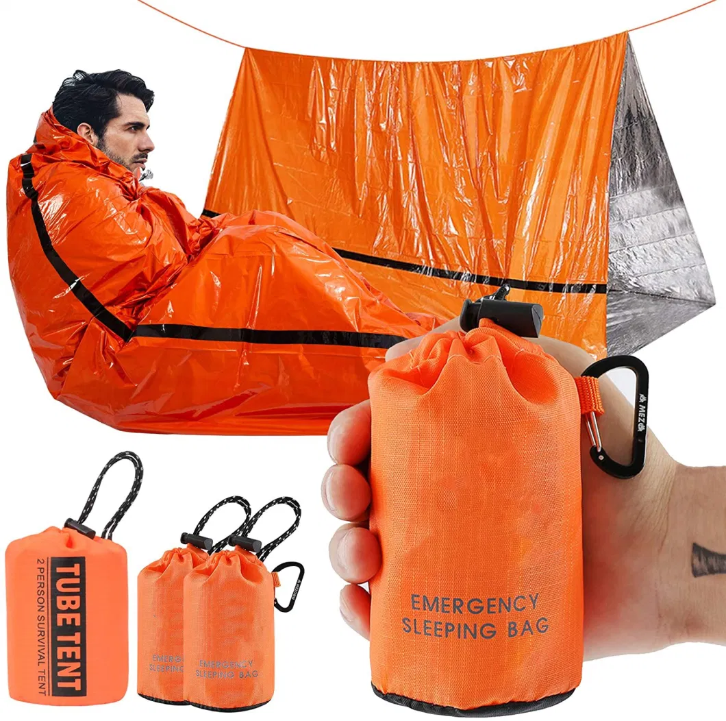 Amazon Hot Selling End Manufacturer OEM Package Camping Outdoor Waterproof Life Saving Thermal Mylar Emergancy Blanket