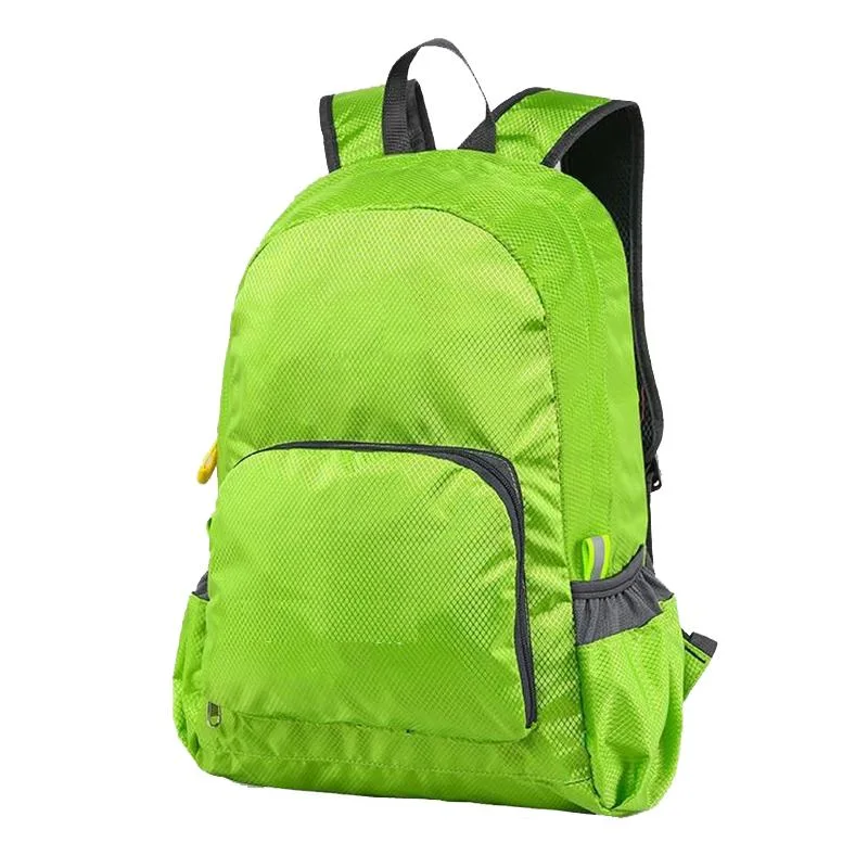 Custom Logo Hiking Travel Bag 420d 420d Polyester Casual Daypacks