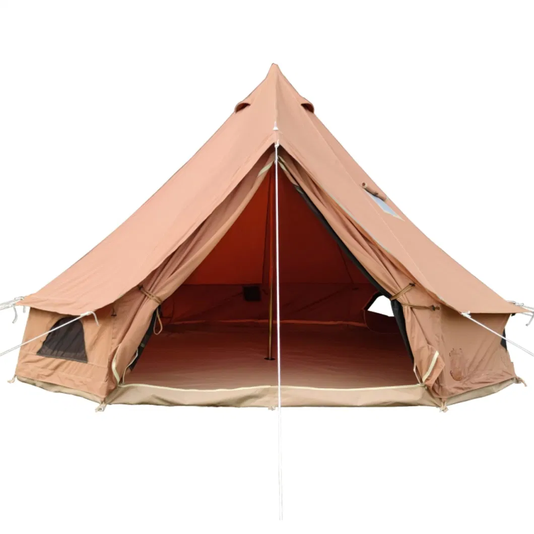 Hunting Rainfly Waterproof 2 Stove Jacks Camping Waterproof Luxury Bell Tents