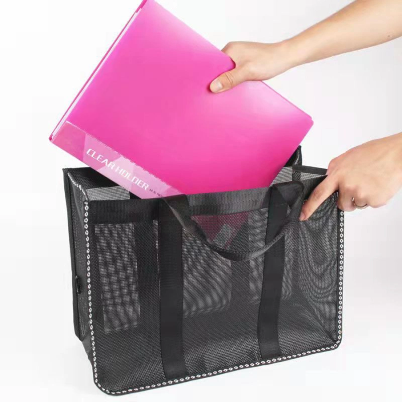 Extra Large Mesh Bag Totes, Shoulder Lightweight Foldable Waterproof Sandless Bags for Beach Picnic Swimming Pool Shopping Laundry Toys Grocery Organiser