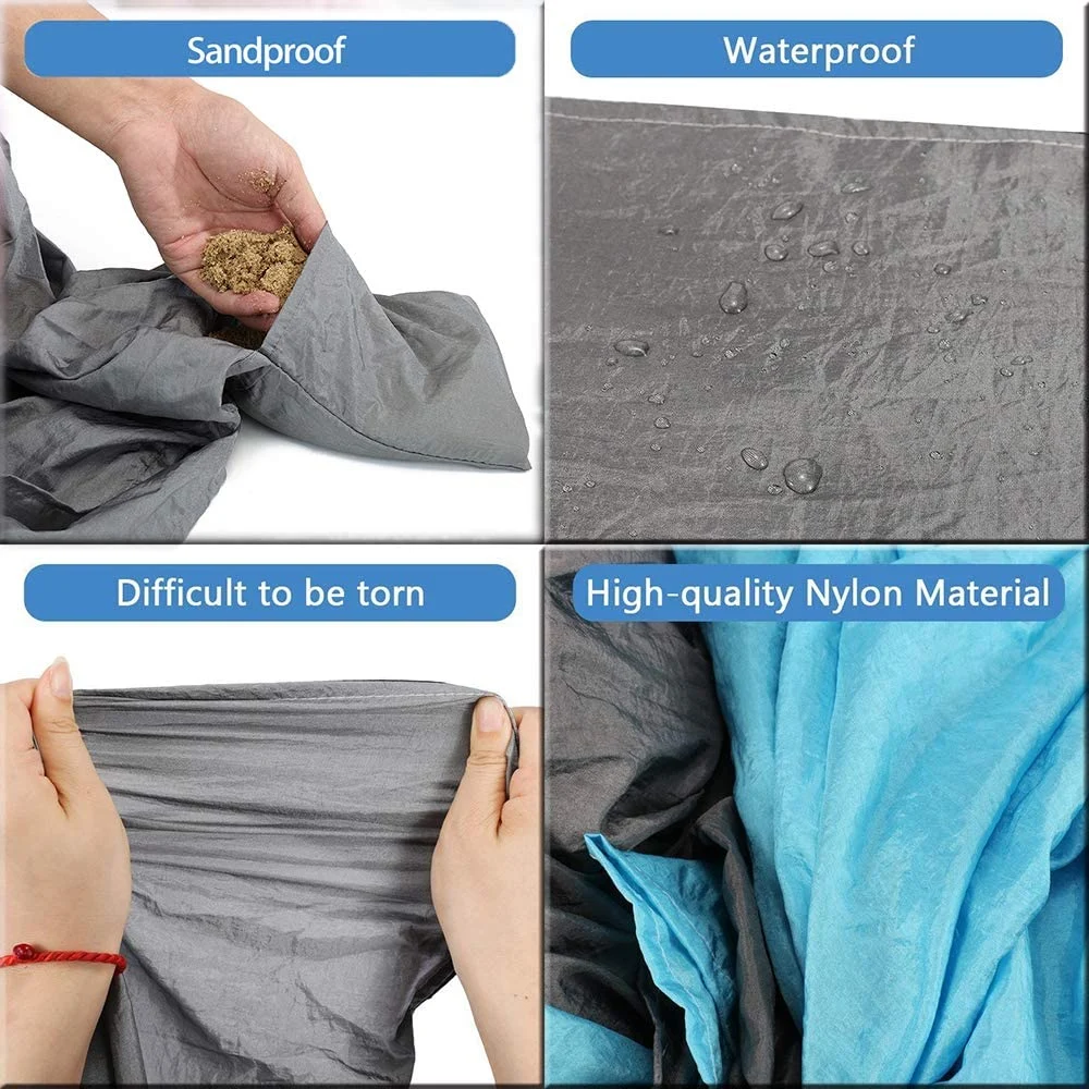 Relax Lightweight Outdoor Portable Waterproof Beach Camping Mat Sand Proof Foldable Travel Picnic Blanke