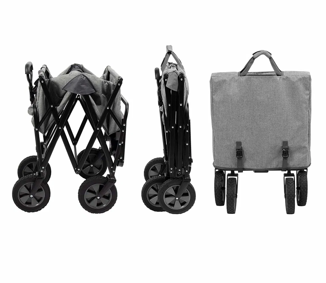 Foldable Beach Picnic Heavy Duty Collapsible Folding Wagon Folding Heavy Duty Cart