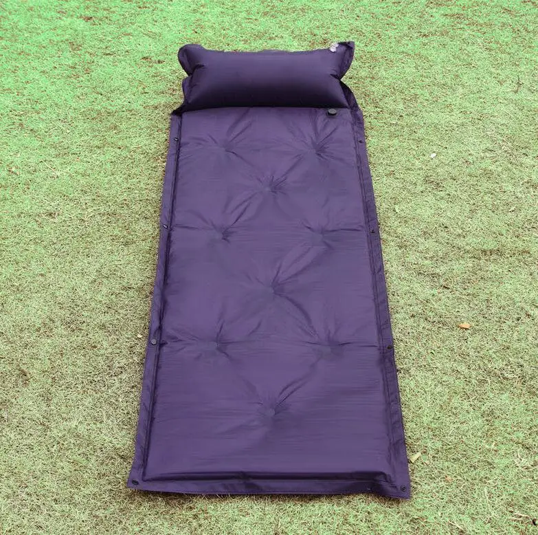 Automatic Air Cushion Camping Air Mattress for Outdoor Hiking Polyester Tuff Composite PVC