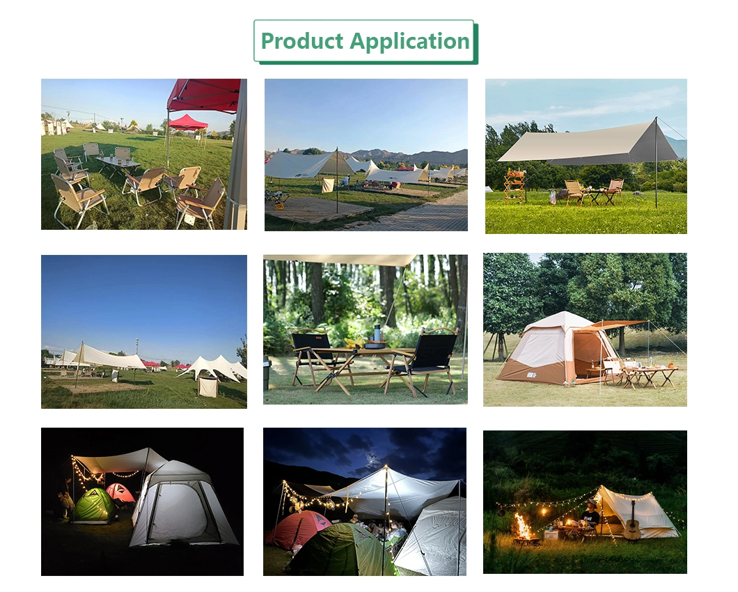 The Factory Price Outdoor Event Waterproof Large 2-6 Person Single Story Structure with Quick Open Camping Tent