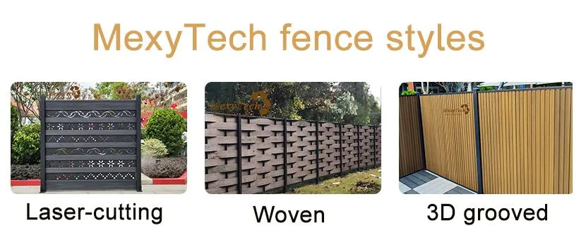 Wholesale Wood Plastic Composite Fencing Garden Board Privacy WPC Fence