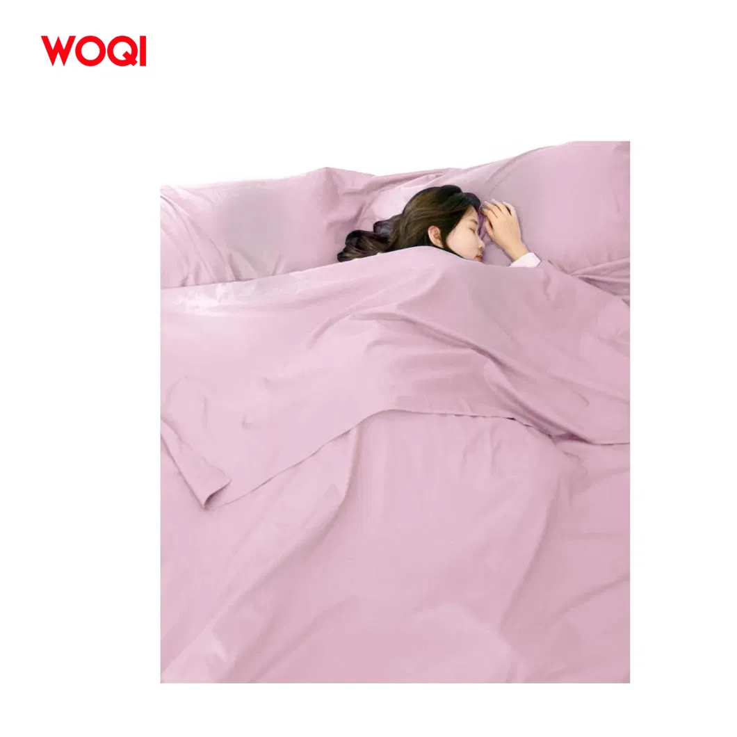 Woqi Organic Cotton or Hemp/Linen Sleeping Bag Liner Ultralight for Comfortable