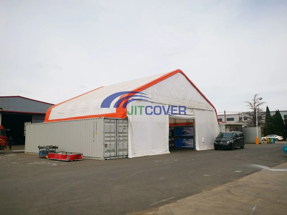 Shipping Container Steel Roof PVC Storage Tent (JIT-5040C)