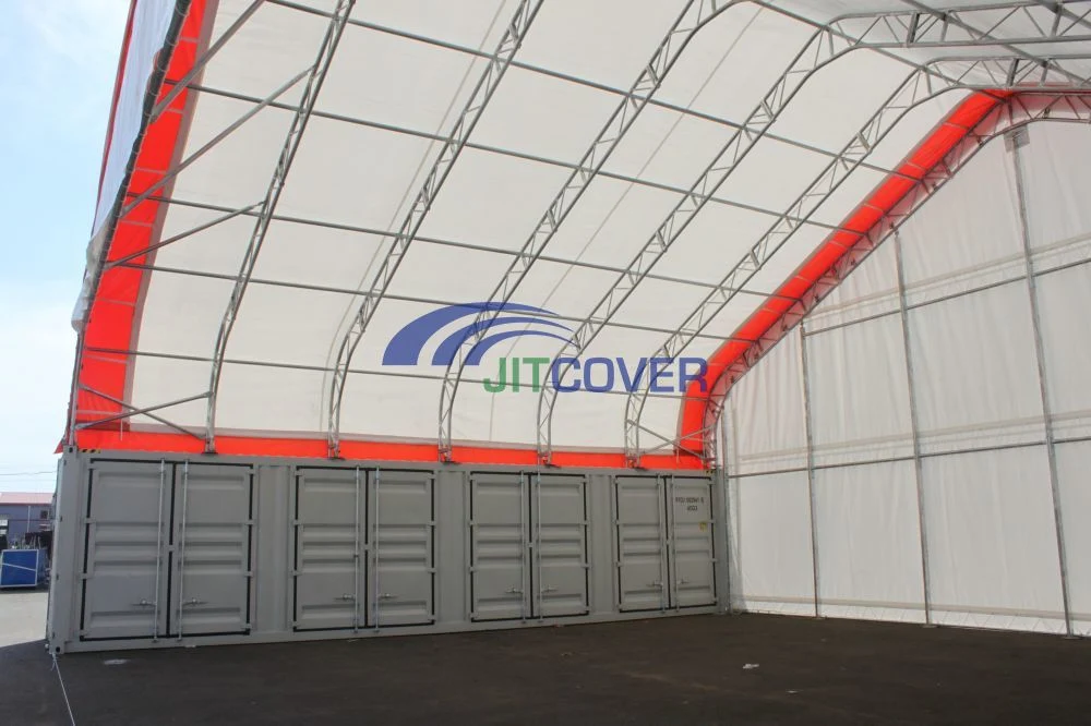 Shipping Container Steel Roof PVC Storage Tent (JIT-5040C)
