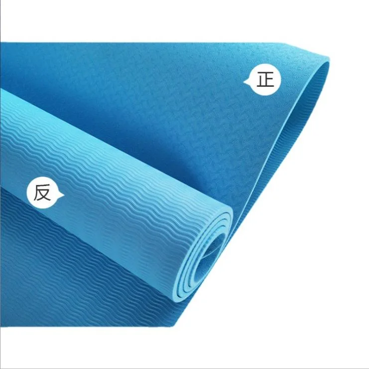 Yoga Mat 1830 X 610 X 6mm Thick Sweat-Resistant Non Slip Exercise Fitness Mat for All Types of Yoga Pilates