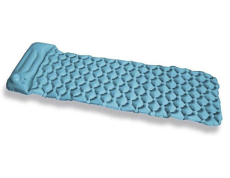 Air Inflatable Ultralight Mat Sleeping Pad Camping Mattress with Pillows