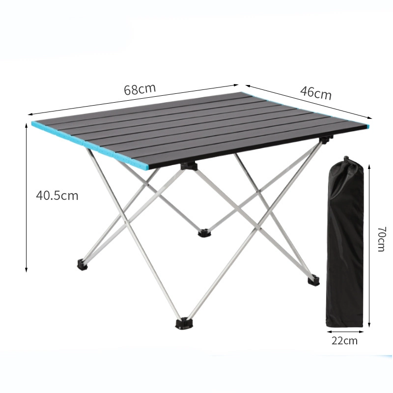 Lightweight Portable Folding Table Aluminum Camping Picnic Table Outdoor Furniture