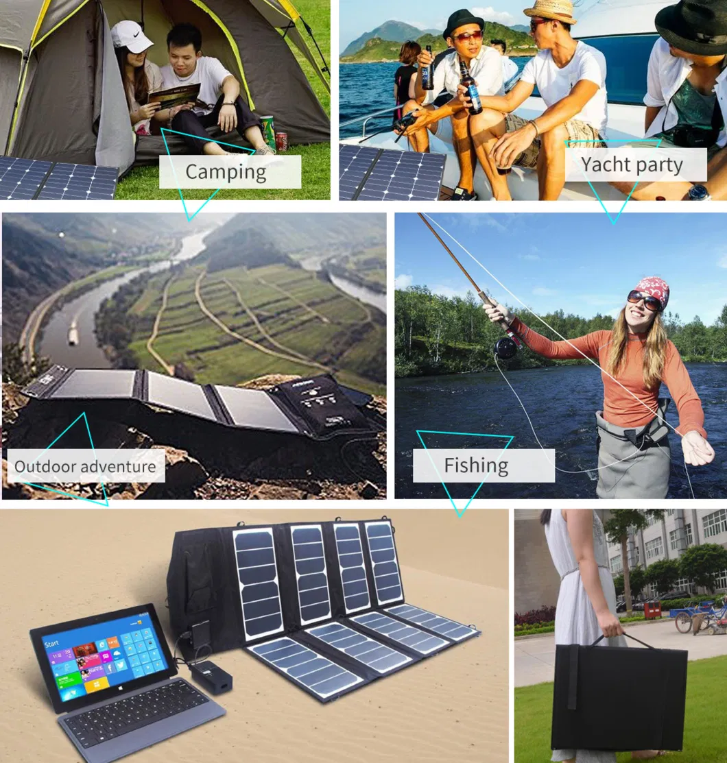 OEM 100watt Foldable Solar Panel Blanket for Outdoor/Camping