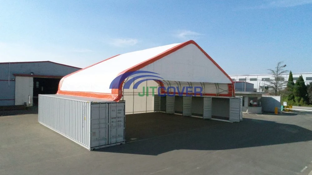 Shipping Container Steel Roof PVC Storage Tent (JIT-5040C)