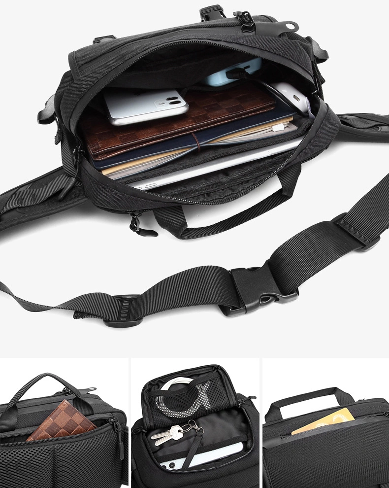 Male Outdoor Sports Shoulder Running Cycling Riding Hiking Leisure Travel Belt Chest Waist Fanny Bag Pack