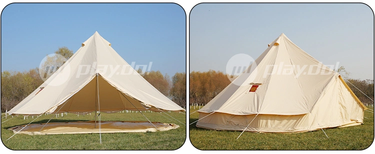 Waterproof Outdoor Camping Bell Tent Teepee Yurt Glamping Tent