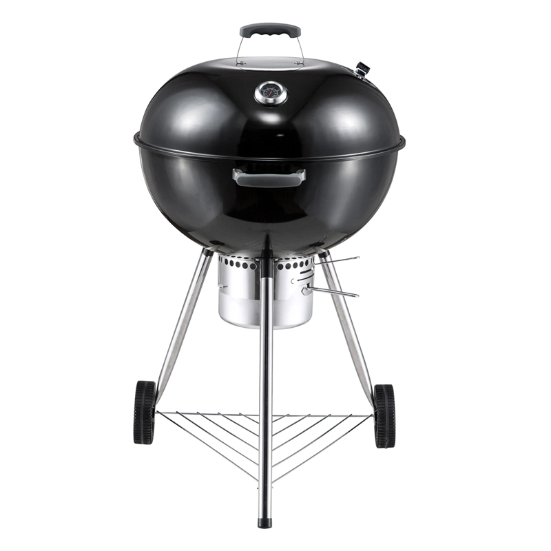 Sam&prime;s Club 22 Inch Porcelain Enameled Charcoal BBQ Grills Cooking Charcoal Grill Trolley