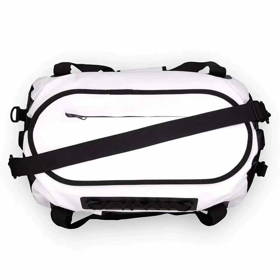 Wholesale Custom Logo Large Capacity White Roll Top Duffel Dry Bag Backpack Waterproof
