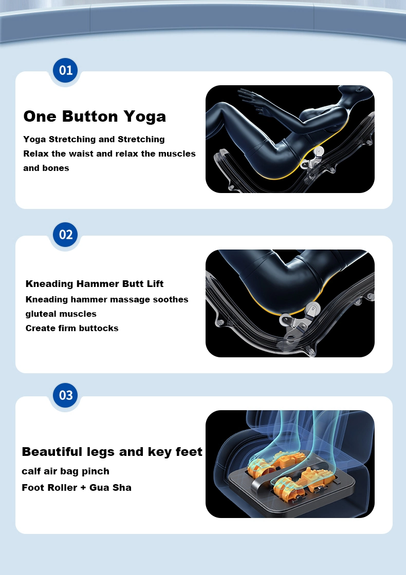 Ningdecrius 2023 Hot Sell Full Body Zero Gravity Massager Shiatsu Electric Folding Recliner 4D Luxury SL Track Massage Chair