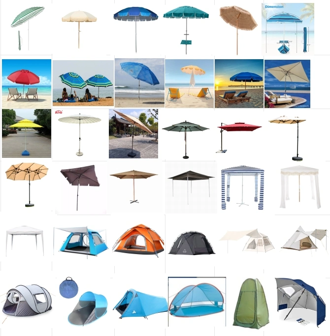 Beach Camping Outdoor Sport Custom Printed Camouflage Fishing Umbrella Beach Tent Umbrella