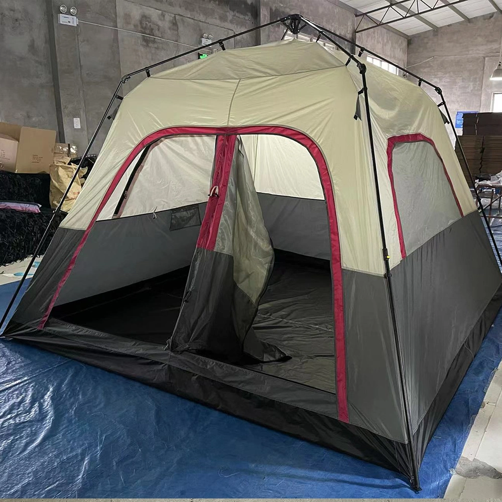 Automatic Camping Tent 2/4/6 Person Weatherproof Tent with Weathertec Technology, and Included Carry Bag, Sets up in 60 Seconds