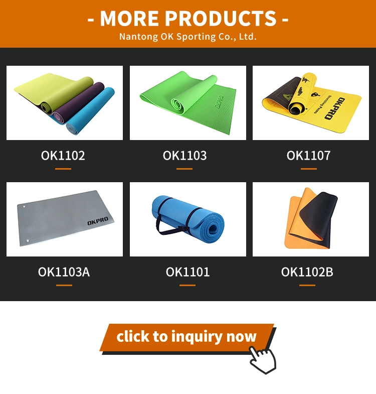 Professional Commercial Equipment Custom Logo Cheap Large Floor Mats Cork Yoga Mat