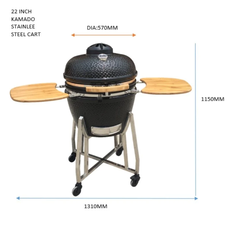 22 Inch Outdoor Kamado BBQ Grill