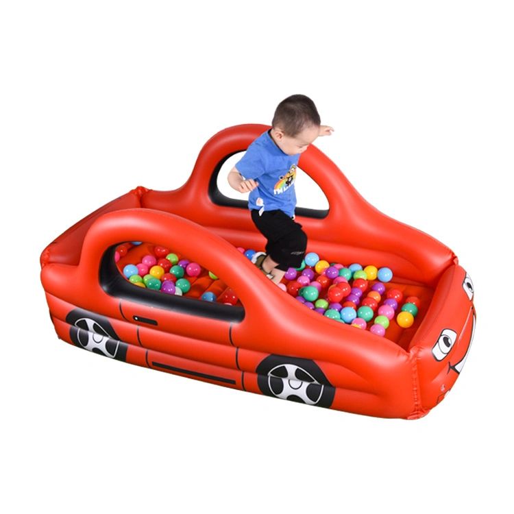 Inflatable Car Bed Kid Toys Car Shape Pool with Air Bed Mattress