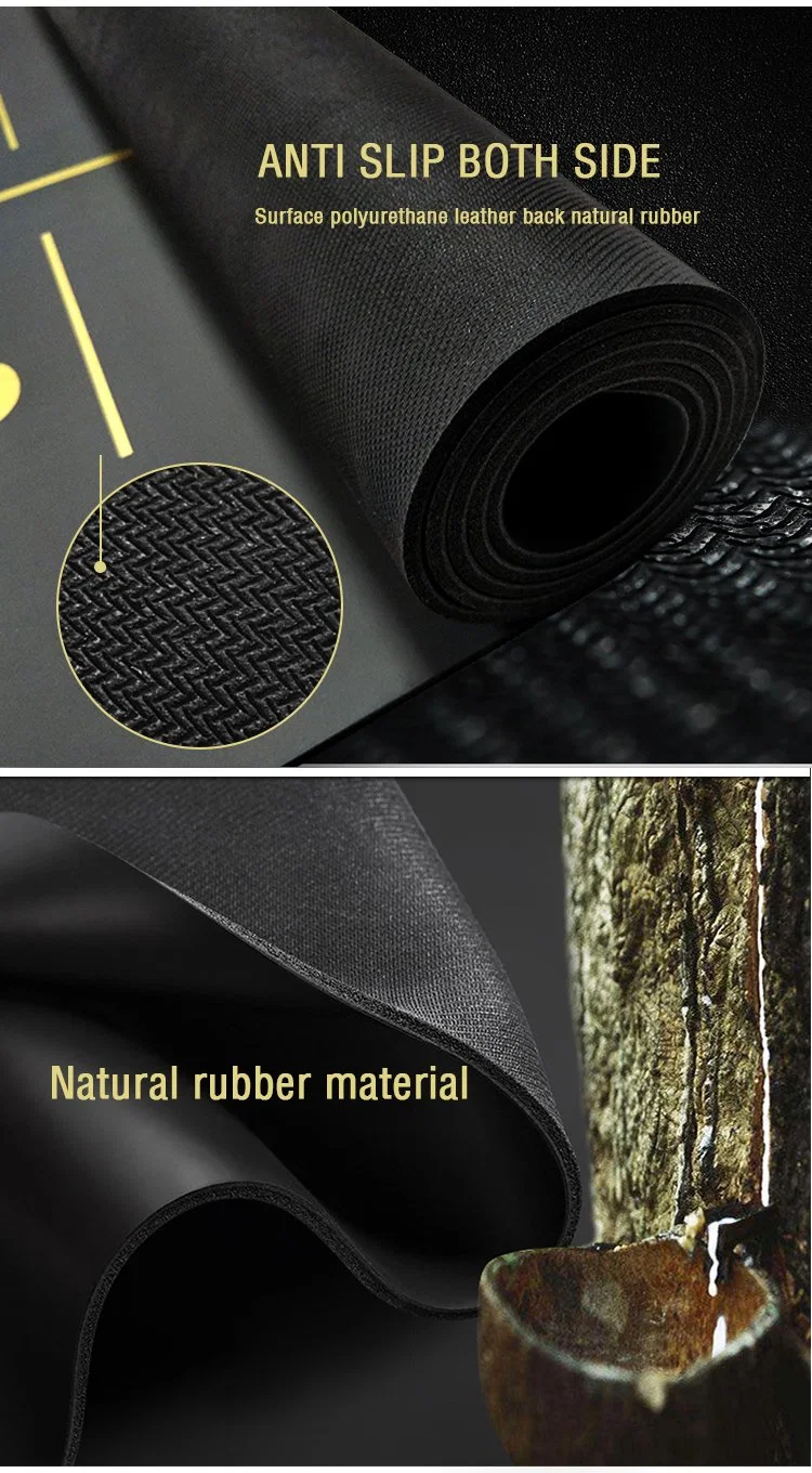 Extra Thick Custom Pilates Sports Fitness Exercise Gym Equipments Workout Eco Friendly Natural Rubber PU Yoga Mat Yoga Matt