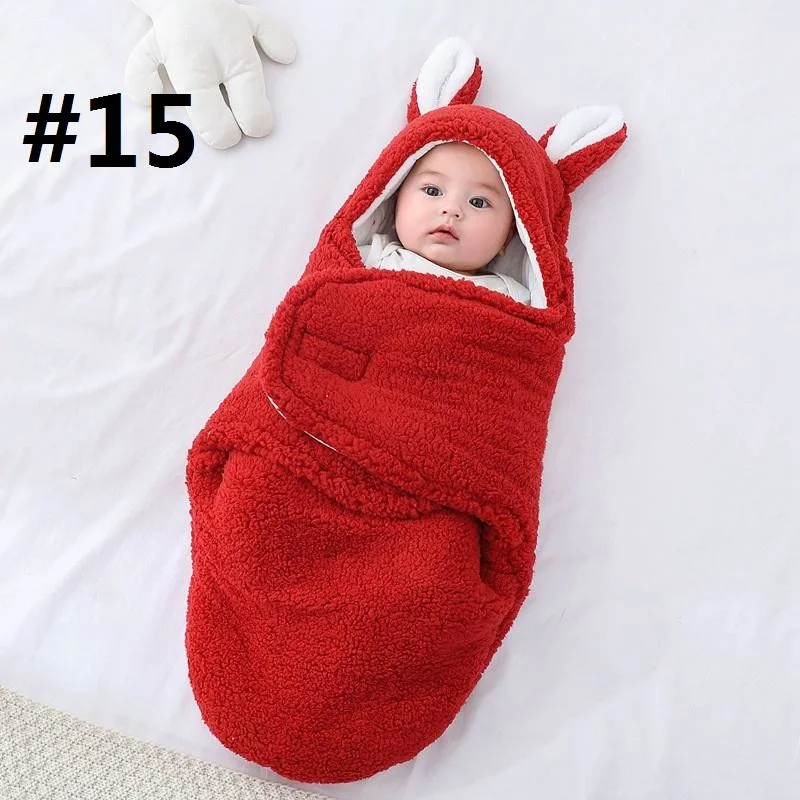 Super Soft Infant Winter Sleep Sack Newborn Winter Coral Fleece Baby Sleeping Bags