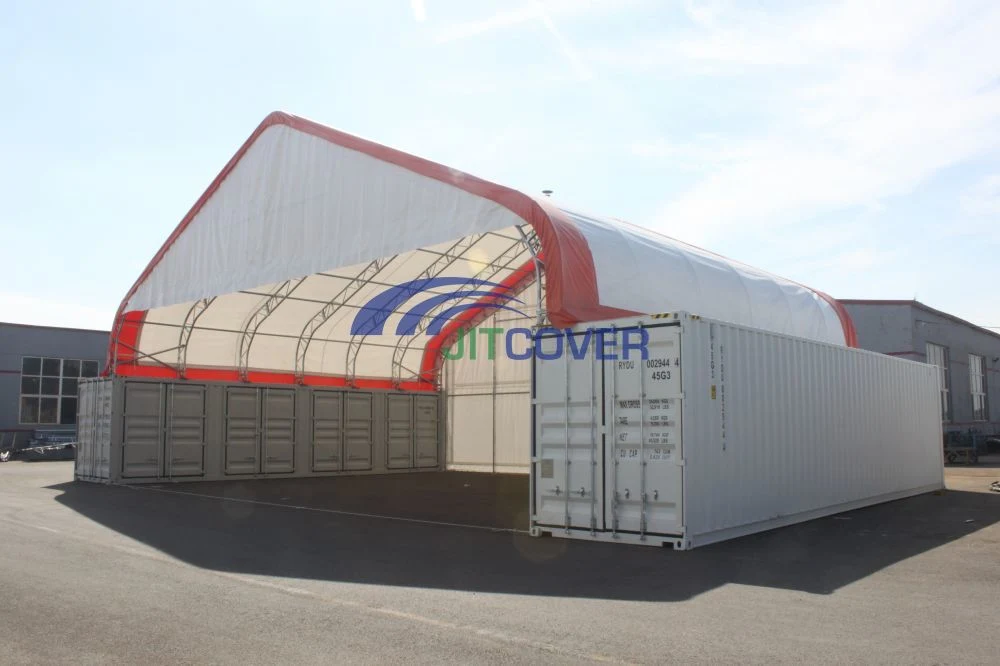 Shipping Container Steel Roof PVC Storage Tent (JIT-5040C)