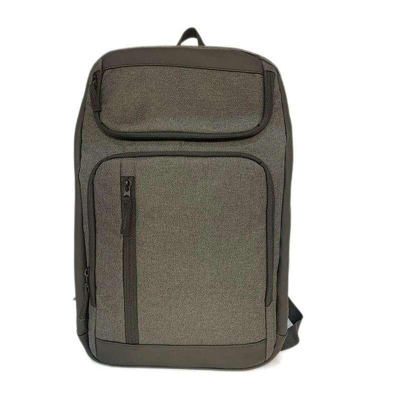 Custom Cotton Waxed Canvas Laptop Bag Vintage Travel Hiking Backpack for Men