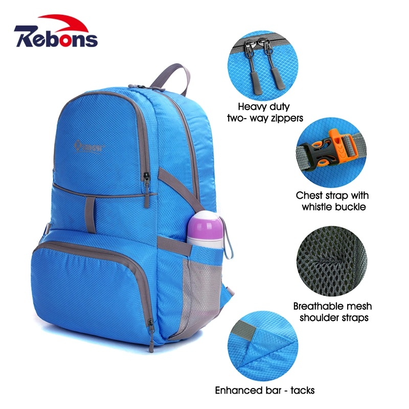 Lightweight Waterproof Nylon Portable Folding Hiking Cycling Dry Bag Backpack