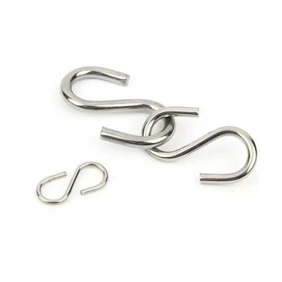 Accessori per campeggio con gancio in metallo a forma di S piccolo e personalizzato HF