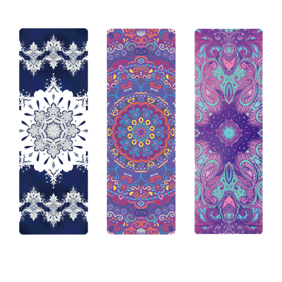  Salute Produttore fabbrica Prezzo colorato non tossico modello di fiore antiscivolo Grande yoga mat
