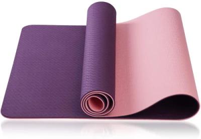  TPE Yoga a doppio strato di alta qualità, antiscivolo e ecocompatibile Tappetino