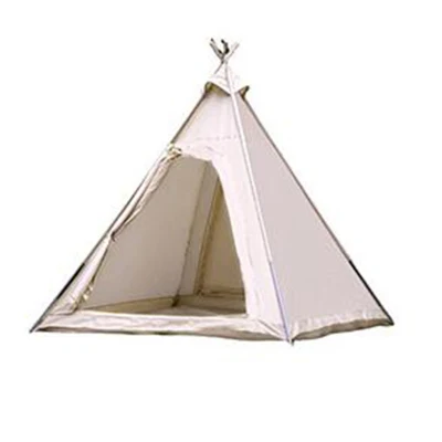  Tenda a tettoia in cotone indiano all&prime;aperto impermeabile Campeggio con tettoia Per tenda 2-6 persone