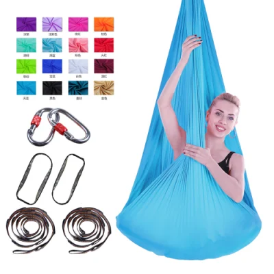  Costruzione del corpo cinture di yoga fibbie Nessuna annodatura include la fibbia e. Corda Silk Aerial Anti-Gravity Ammock Yoga Indoor
