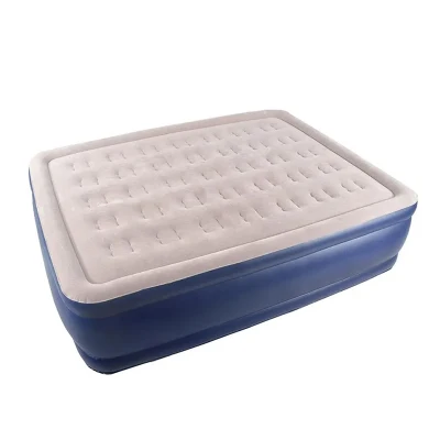  Mobili per la casa Flocking gonfiabile Air Bed incorporato pompa salvaspazio Materasso ad aria