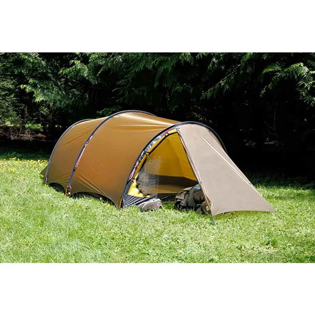 Tunnel Tent, Lightweight Trekking Tent with Awning Ci23807