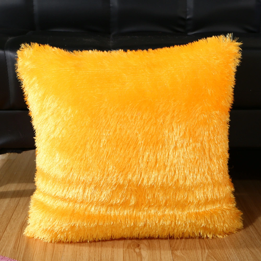 Shimmer Plush Cushion Covers for Living Room Sofa