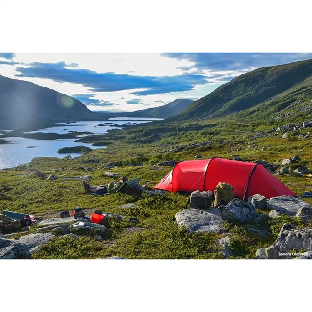 Tunnel Tent, Lightweight Trekking Tent with Awning Ci23807