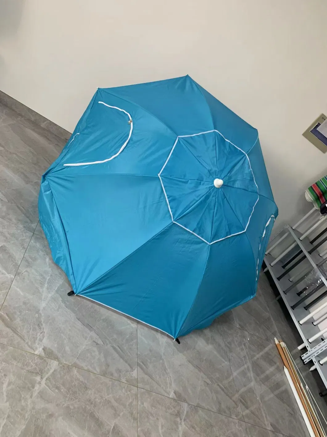 Beach Camping Tent Pergola Weatherproof Umbrella with Two Windows
