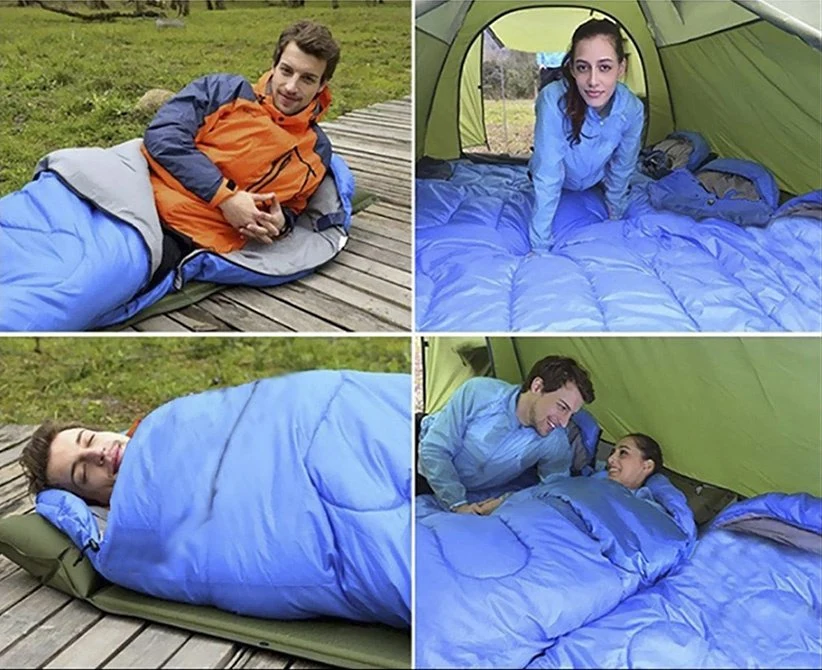 Ripstop Light Cotton Down Cheap Camping Wearable Walking Sleeping Bag for Adult