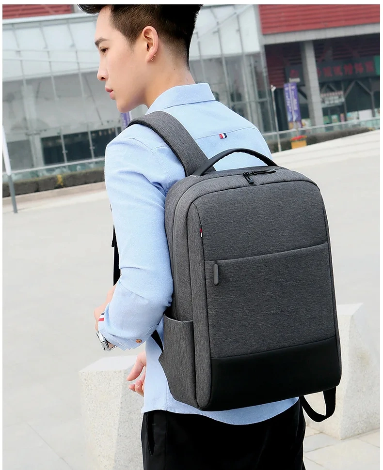 Large Capacity Laptop Backpack Men&prime;s Multifunctional Waterproof 15.6-Inch School Backpack Business Leisure Travel Backpack