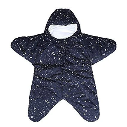 Starfish Wearable Baby Sleeping Bag, Cotton, 0-8 Month, Autumn Winter Esg10382