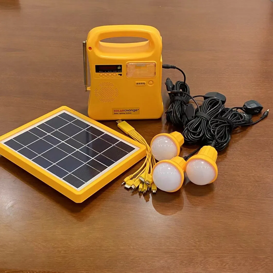 Portable LED Solar Lantern with Mobile Phone Chargers for Emergency/Camping or Reading