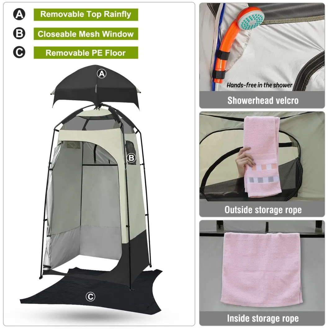 Rain Shelter Portable Toilet Dressing Changing Room Privacy Camping Beach Shower Tent