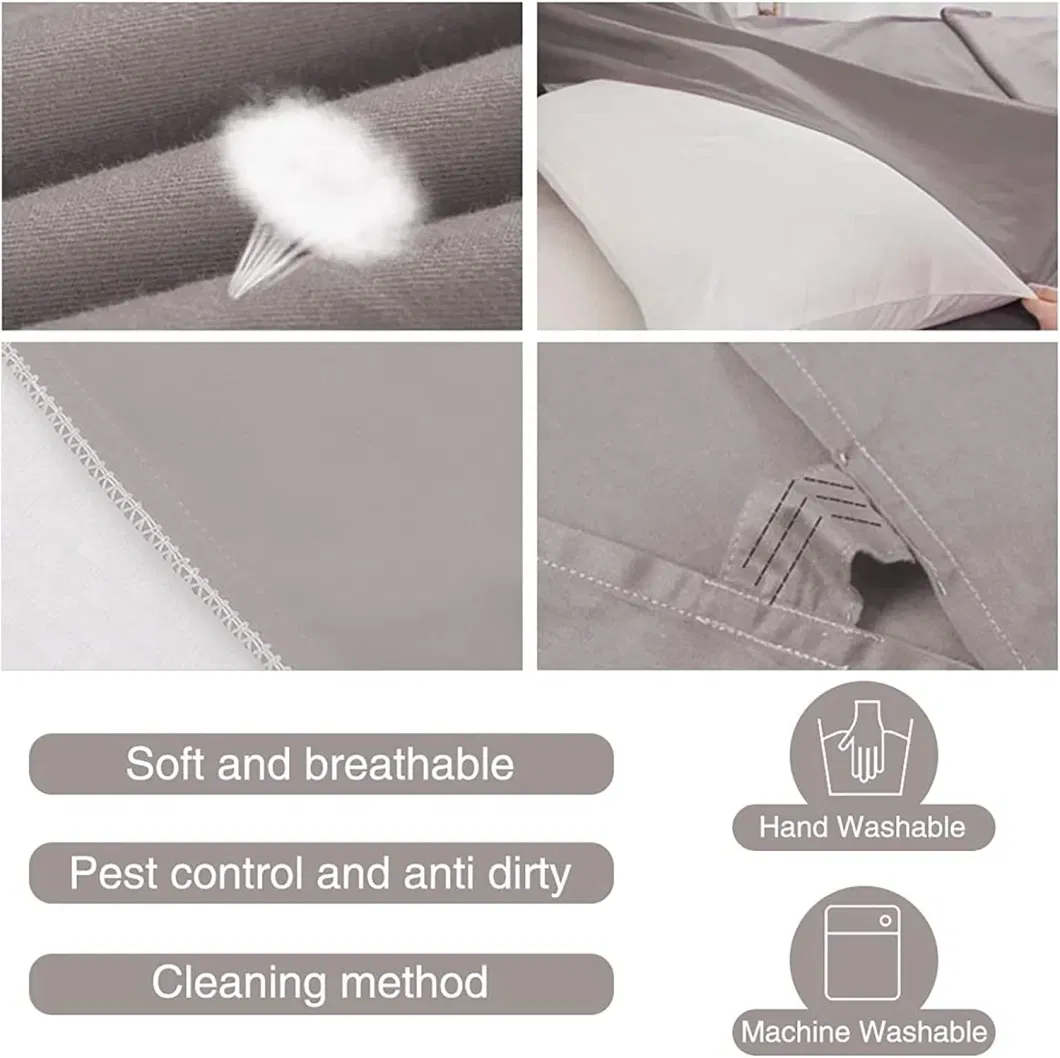 Woqi High Quality Envelop Shape Warm and Soft Silk Sleeping Bag Liner